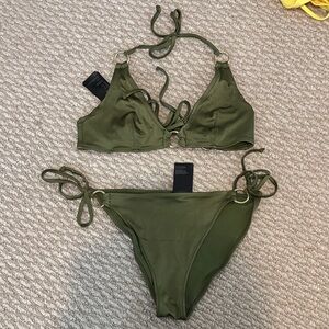H&M Olive Green Bikini